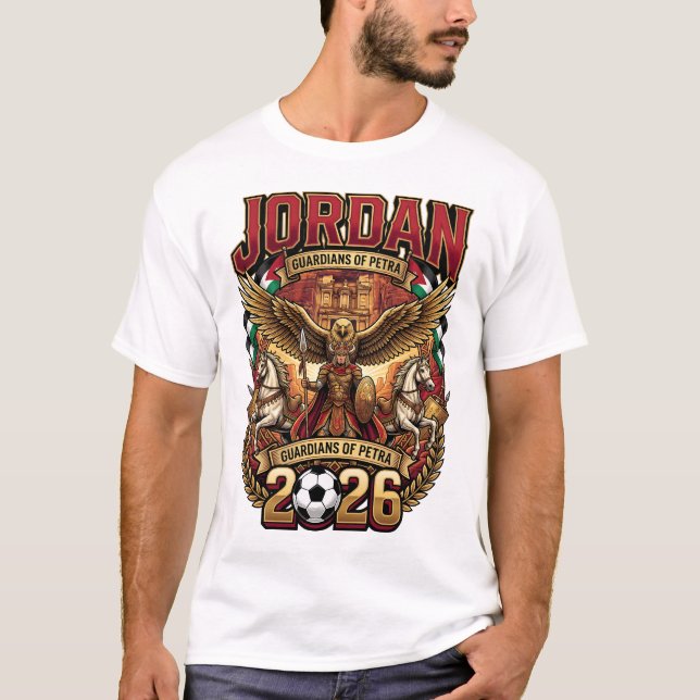 T-Shirt pour les fans de la Jordanie 2026 (Devant)