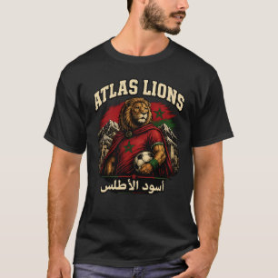 T-Shirt pour les fans des Lions de l'Atlas du Maro