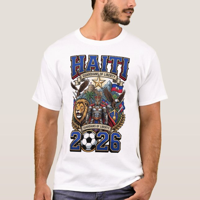 T-Shirt pour les fans d'Haïti 2026 (Devant)