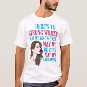 T-shirt Pour les femmes fortes, qu'on les connaisse, les é