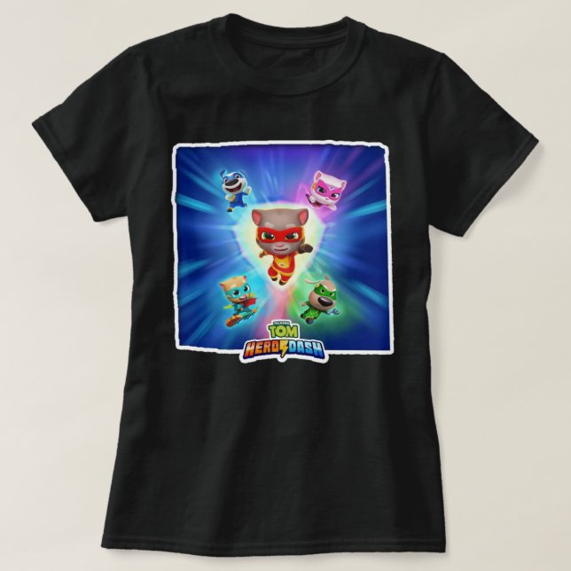 T-shirt Pour les femmes hommes parler Tom Heroes Cadeaux V (Design devant)