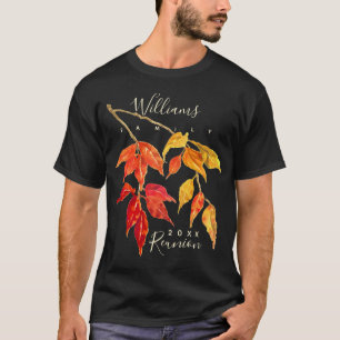T-Shirt pour les feuilles d'automne de l'aquarelle