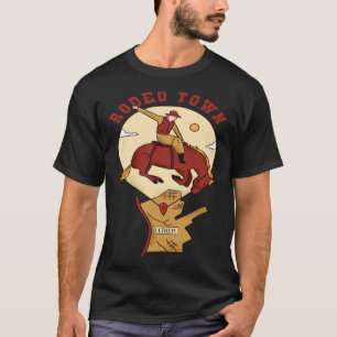 T-shirt pour les filles avec des chevaux  Rodeo Town