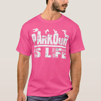 T-shirt pour les garçons qui aiment le Parkour Pou