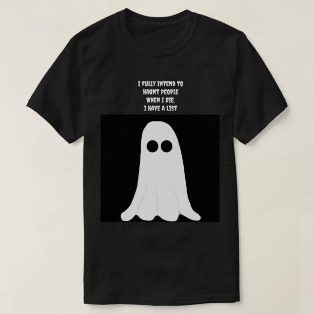 T-Shirt Pour Les Gens Haunt (Design devant)