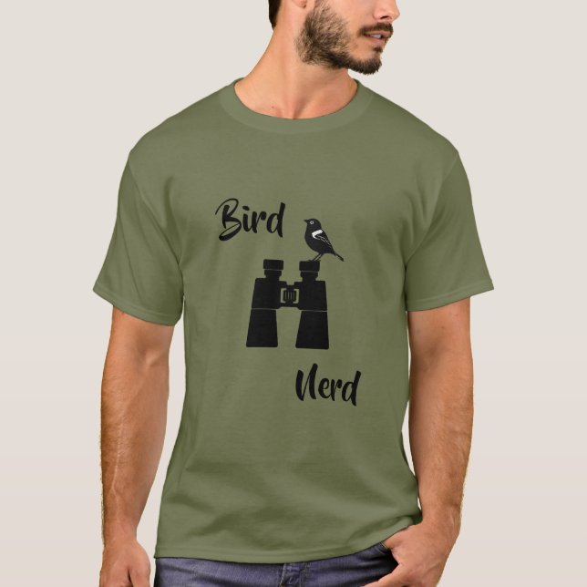 T-shirt pour les mordus d'oiseaux (Devant)