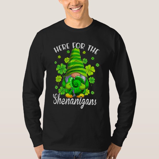 T-shirt Pour les Shenanigans Patrick's Day Gnome (Devant)
