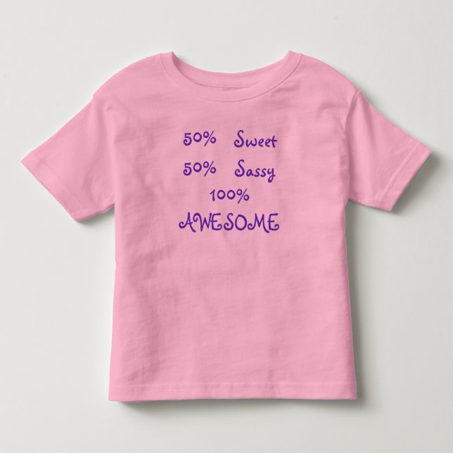 T-shirt Pour Les Tous Petits 100% génial (Devant)