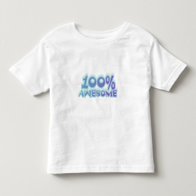 T-shirt Pour Les Tous Petits 100 pour cent d'impressionnant (Devant)