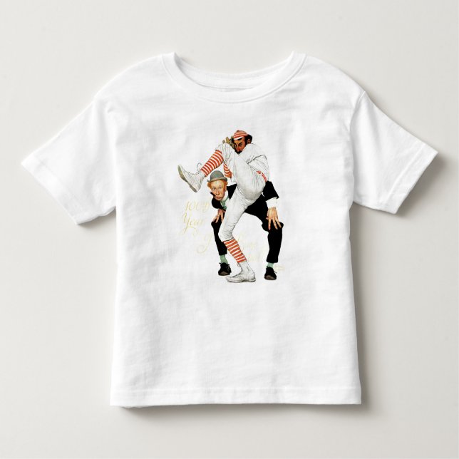 T-shirt Pour Les Tous Petits 100th Anniversaire de base-ball (Devant)