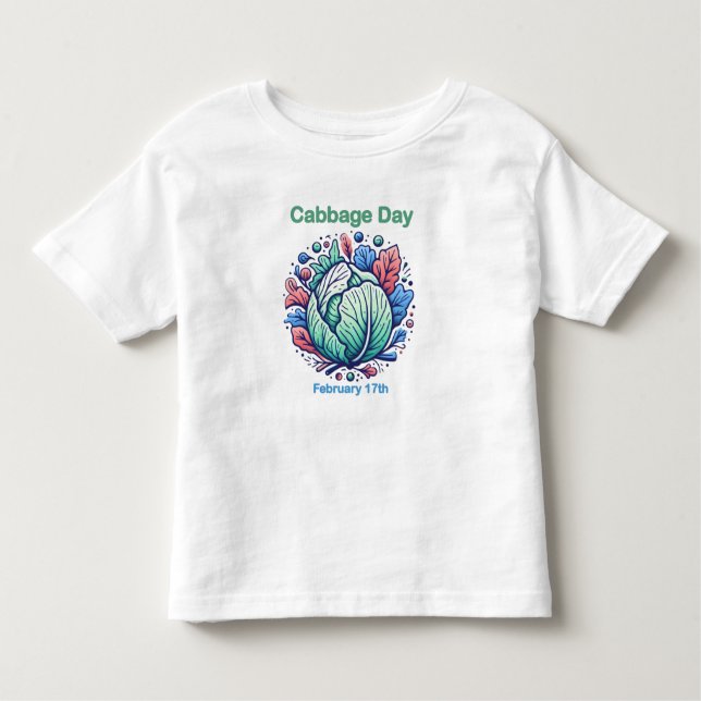 T-shirt Pour Les Tous Petits 17 février Journée des choux (Devant)