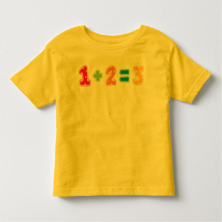 T-SHIRT POUR LES TOUS PETITS 1+2=3