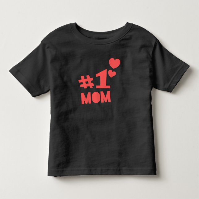 T-SHIRT POUR LES TOUS PETITS #1 MOM (Devant)
