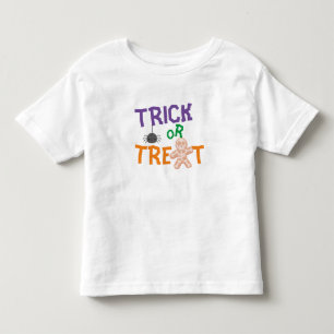 T-shirt Pour Les Tous Petits 1re Halloween mignon ou de traitement