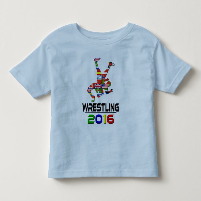 T-shirt Pour Les Tous Petits 2016 : Lutte (Devant)