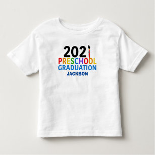 T-shirt Pour Les Tous Petits 2021 Diplôme d'études préscolaires sur mesure