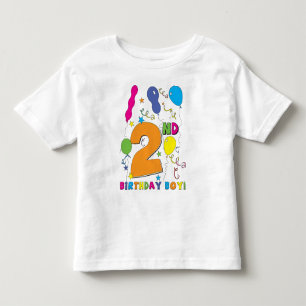 T-shirt Pour Les Tous Petits 2ème Garçon d'anniversaire !
