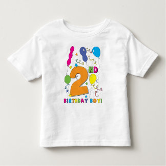 T-shirt Pour Les Tous Petits 2ème Garçon d'anniversaire !