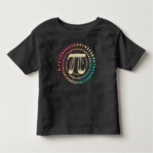 T-shirt Pour Les Tous Petits 3.14 Pi Numéro Jour Symbole Math Numéro Irrationne