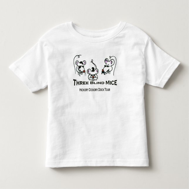 T-shirt Pour Les Tous Petits 3 souris aveugles (Devant)