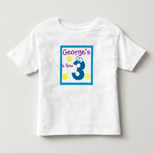 T-shirt Pour Les Tous Petits 3e anniversaire du bébé, troisième anniversaire du
