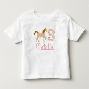 T-shirt Pour Les Tous Petits 3ème Anniversaire trois ans de chemise chic