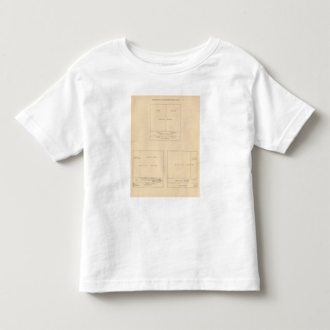 T-shirt Pour Les Tous Petits 41 éléments de la population 1900 (Devant)