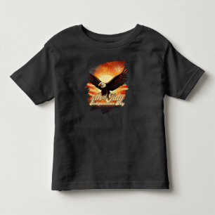T-shirt Pour Les Tous Petits 4 juillet - Aigle majestueux et feux d'artifice 🦅
