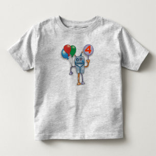 T-shirt Pour Les Tous Petits 4ème Chemise brillante mignonne d'enfant en bas