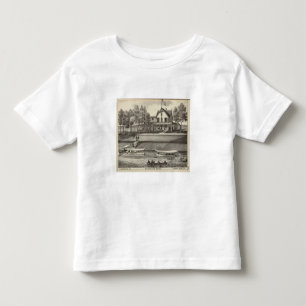 T-shirt Pour Les Tous Petits 5ème Chambre d'avenue, plage d'océan, NJ
