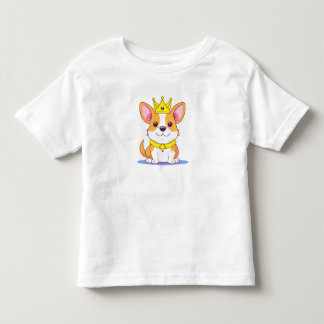 T-shirt Pour Les Tous Petits A little cute Corgi