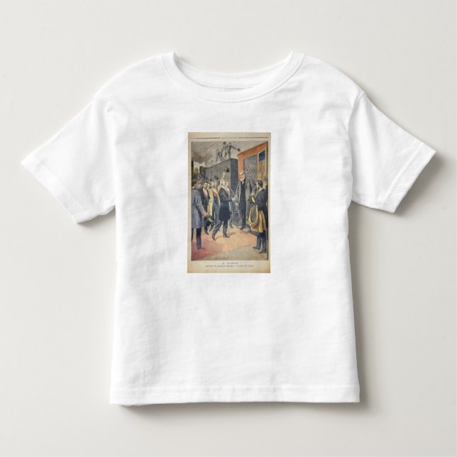 T-shirt Pour Les Tous Petits À Paris : l'arrivée du Président Kruger (Devant)