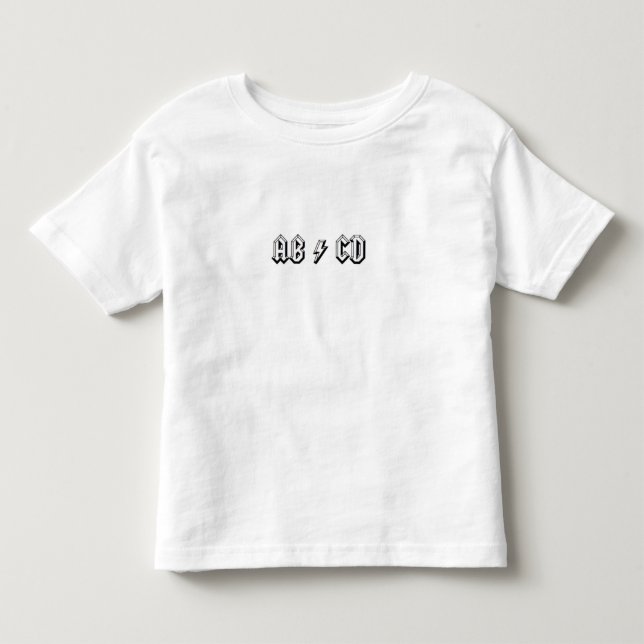 T-SHIRT POUR LES TOUS PETITS ABCD (Devant)