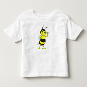 T-shirt Pour Les Tous Petits Abeille aux fléchettes avec tarte