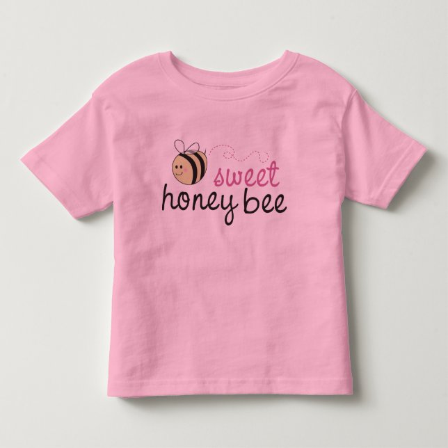 T-shirt Pour Les Tous Petits Abeille douce de miel (Devant)