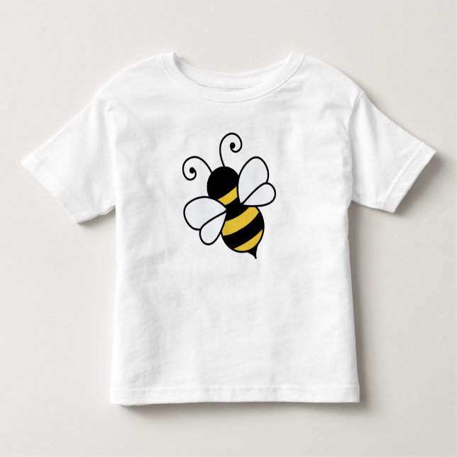 T-shirt Pour Les Tous Petits Abeille mignonne (Devant)