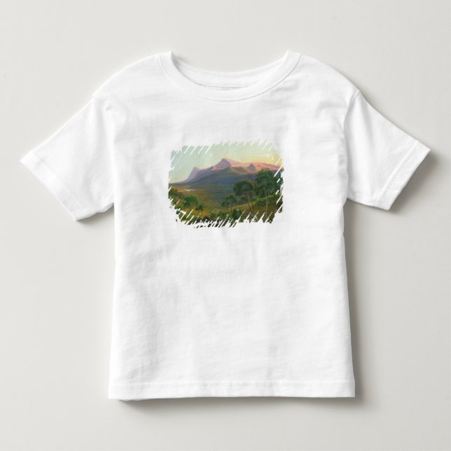 T-shirt Pour Les Tous Petits Aborigènes par un feu avant bâti William (Devant)