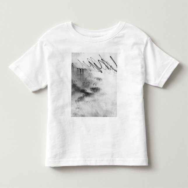 T-shirt Pour Les Tous Petits Abstract Black and White Light Trails Long Exposur (Devant)