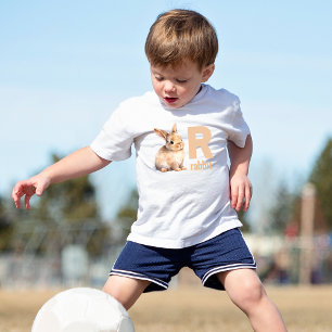 T-shirt Pour Les Tous Petits Accéder à l'apprentissage : Adorable Alphabet Rabb