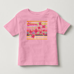 T-shirt Pour Les Tous Petits Accents floraux roses