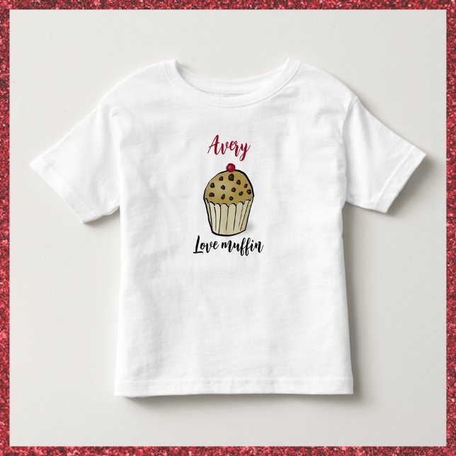 T-shirt Pour Les Tous Petits Adorable Muffin d'amour (Créateur téléchargé)