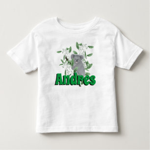 T-shirt Pour Les Tous Petits Adorable Ours de Koala Escalade Eucalyptus Arbre