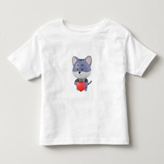 T-shirt Pour Les Tous Petits Adorable Sweet Mouse – Cute Heart Lover Design