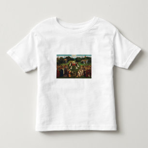 T-shirt Pour Les Tous Petits Adoration de l'agneau par Jan van Eyck
