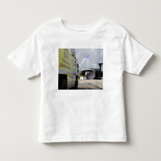 T-shirt Pour Les Tous Petits Aéroport WONPAT de Guam (Devant)