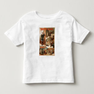 T-shirt Pour Les Tous Petits Affiche de théâtre de William Shakespeare "Hamle