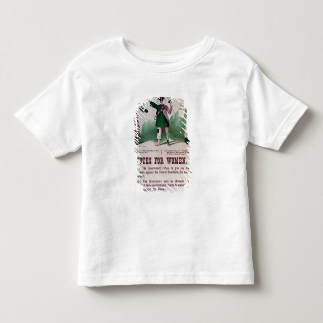 T-shirt Pour Les Tous Petits Affiche du suffrage des femmes (Devant)