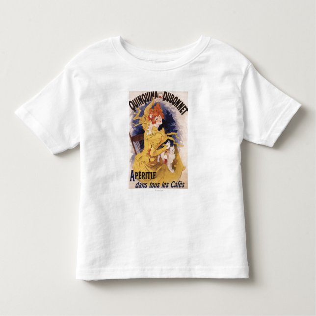 T-shirt Pour Les Tous Petits Affiche promotionnelle d'apéritif de Quinquina (Devant)