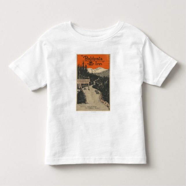 T-shirt Pour Les Tous Petits Affiche promotionnelle d'auberge de Baldpate # 1 (Devant)