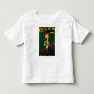 T-shirt Pour Les Tous Petits Affiche promotionnelle de chocolat de Besnier